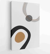 Canvas schilderij - Abstract wall arts vector. Mural wall art 4 -    – 1899726862 - 50*40 Vertical
