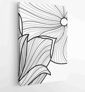 Canvas schilderij - Design for packaging design, social media post, cover, banner, Wall arts, Gold geometric pattern design vector 4 -    – 1813369870 - 115*75 Vertical
