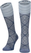 Sockwell The Raj Dames Compressiekousen Klasse 2 Denim | Blauw | Bamboe | Maat 39-43