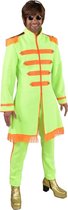 Beatles Kostuum | Fel Groen Lonely Hearts Club Beatles | Man | Medium | Carnaval kostuum | Verkleedkleding