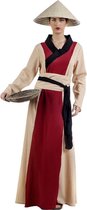 Limit - Aziatisch & Indisch Kostuum - Rijke Plattelands Chinees Hoisin - Vrouw - rood,wit / beige - Maat 42 - Carnavalskleding - Verkleedkleding