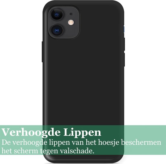 TechNow Coque anti-chocs pour Apple iPhone 11 Pro Max - Protection complète de l'écran et de l'appareil photo pour Apple iPhone 11 Pro Max - Noir