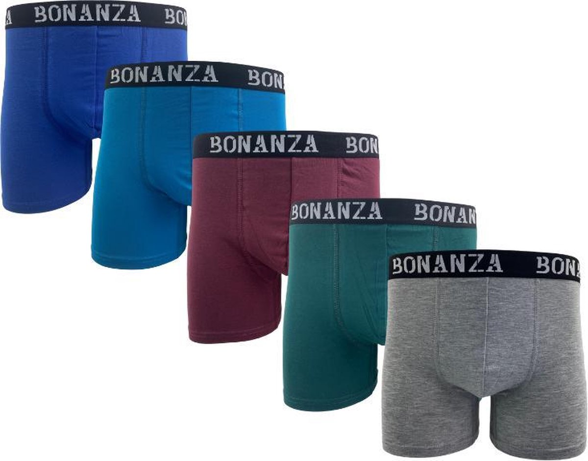 Bonanza boxershorts - 5 Pack - Katoen - Casual/Color - Maat M