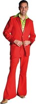 Jaren 80 & 90 Kostuum | Rood Saturday Night Boogie Night | Man | XL | Carnaval kostuum | Verkleedkleding