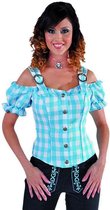 Boeren Tirol & Oktoberfest Kostuum | Tiroler Blouse Alpentoppen Vrouw | Extra Small | Bierfeest | Verkleedkleding