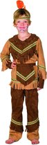 Indiaan Kostuum | Heldhaftige Havik Indiaan Nebraska Kind Kostuum | Maat 140 | Carnavalskleding | Verkleedkleding