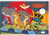 kleurboek The Lion Guard junior 33 cm papier blauw