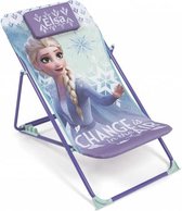 ligstoel vouwbaar Frozen 43 x 66 x 61 cm paars