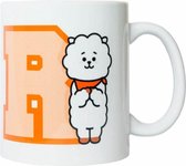 mok BT21 RJ junior 300 ml keramiek wit/oranje