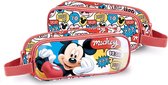 etui Mickey Mouse junior 23 cm polyester/PVC rood