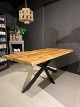 Mangohout | Eetkamertafel | Boomstam | Eettafel mango live edge 240x100 cm