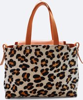 Vanessa Belgers Design - Leopard schoudertas