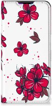 Smartphone Hoesje Xiaomi Redmi 9 Mobiel Cover Blossom Red