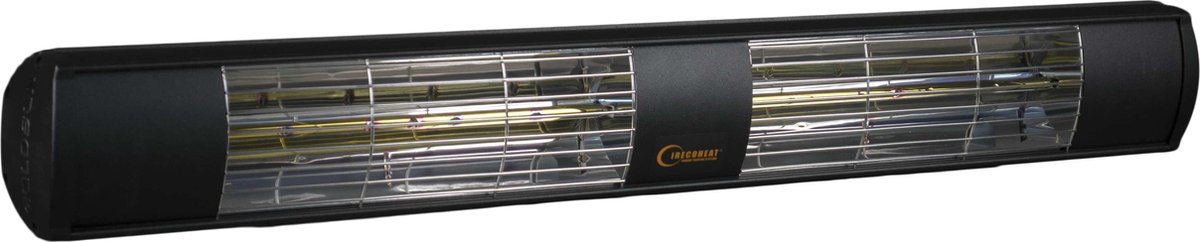 Goldsun - Aqua 3000W Zwart - Terrasverwarmer elektrisch - Staal - Zwart
