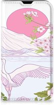 Book Style Case geschikt voor iPhone 13 mini Smartphone Hoesje Bird Standing