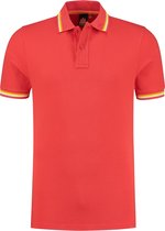 Sundek Sundek Brice Poloshirt - Mannen - rood - oranje - geel - wit
