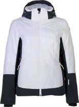 Icepeak Carrie Ski Jas  Wintersportjas - Maat 40  - Vrouwen - wit/grijs