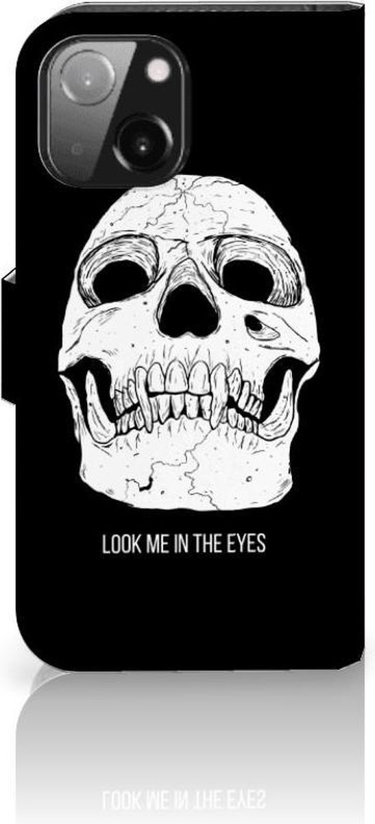 Telefoonhoesje met Naam iPhone 13 Mini Skull Eyes
