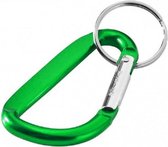 karabijnhaak sleutelhanger 5,7 cm groen