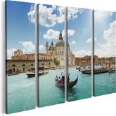 Artaza - Toile Peinture Quadriptyque - Basilique San Marco à Venetië sur l' Water - 80x60 - Photo sur Toile - Impression sur Toile