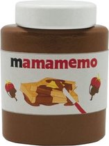 Mama-Tella chocoladepasta hout 6 cm bruin