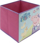 opbergbox Peppa Pig 30 liter polypropyleen roze