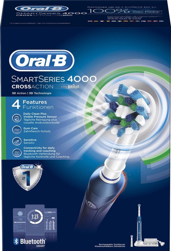 Oral-B SmartSeries 4000 CrossAction Elektrische Tandenborstel | bol.com