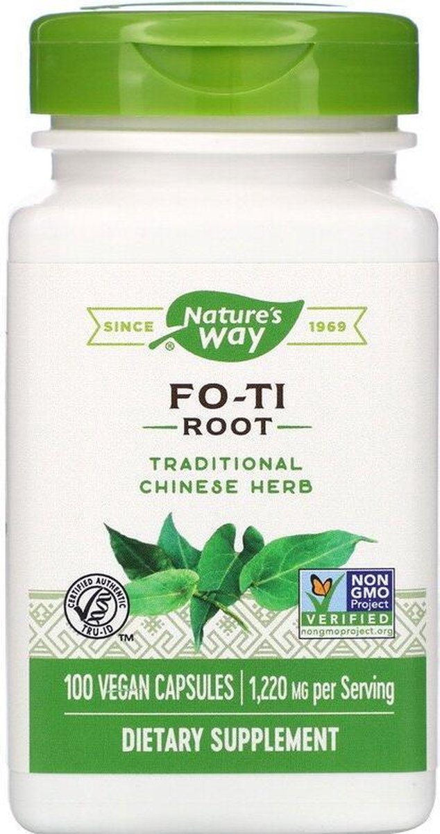 Goedkoopste Fo-Ti Wortel 610 mg (100 Capsules) - Nature's Way