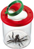 Navir insectenpot met spin junior 7,5 cm transparant 2-delig