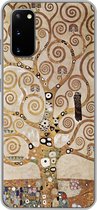Geschikt voor Samsung Galaxy S20 hoesje - The tree of life - Gustav Klimt - Siliconen Telefoonhoesje
