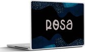 Laptop sticker - 11.6 inch - Rosa - Pastel - Meisje - 30x21cm - Laptopstickers - Laptop skin - Cover
