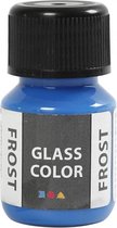 glas- & porseleinverf Glass Color 30 ml frost blauw