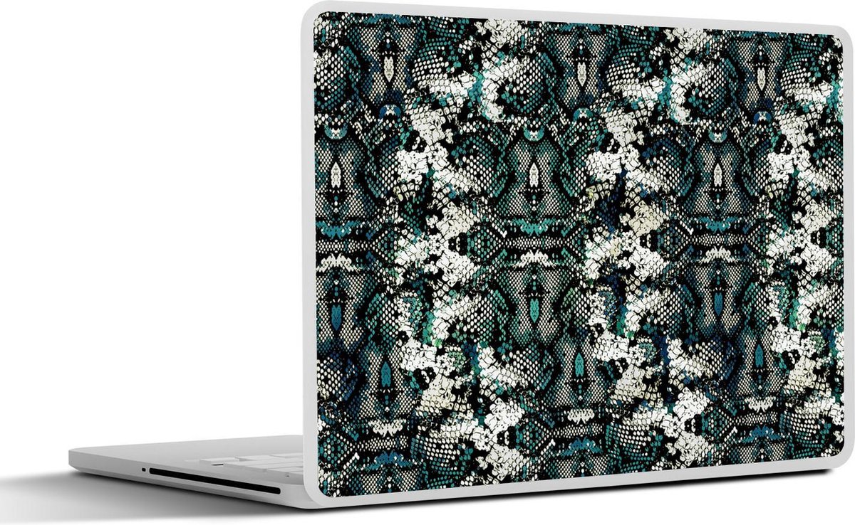 Laptop sticker - 13.3 inch - Dierenprint - Schubben - Abstract - 31x22,5cm - Laptopstickers - Laptop skin - Cover