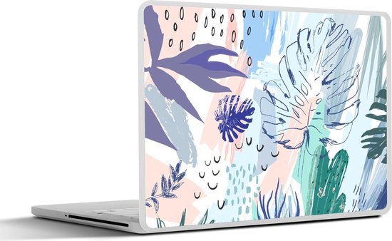 Laptop sticker - 11.6 inch - Zomer - Blad - Groen - 30x21cm - Laptopstickers - Laptop skin - Cover