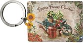 English Flower Garden Sleutelhanger