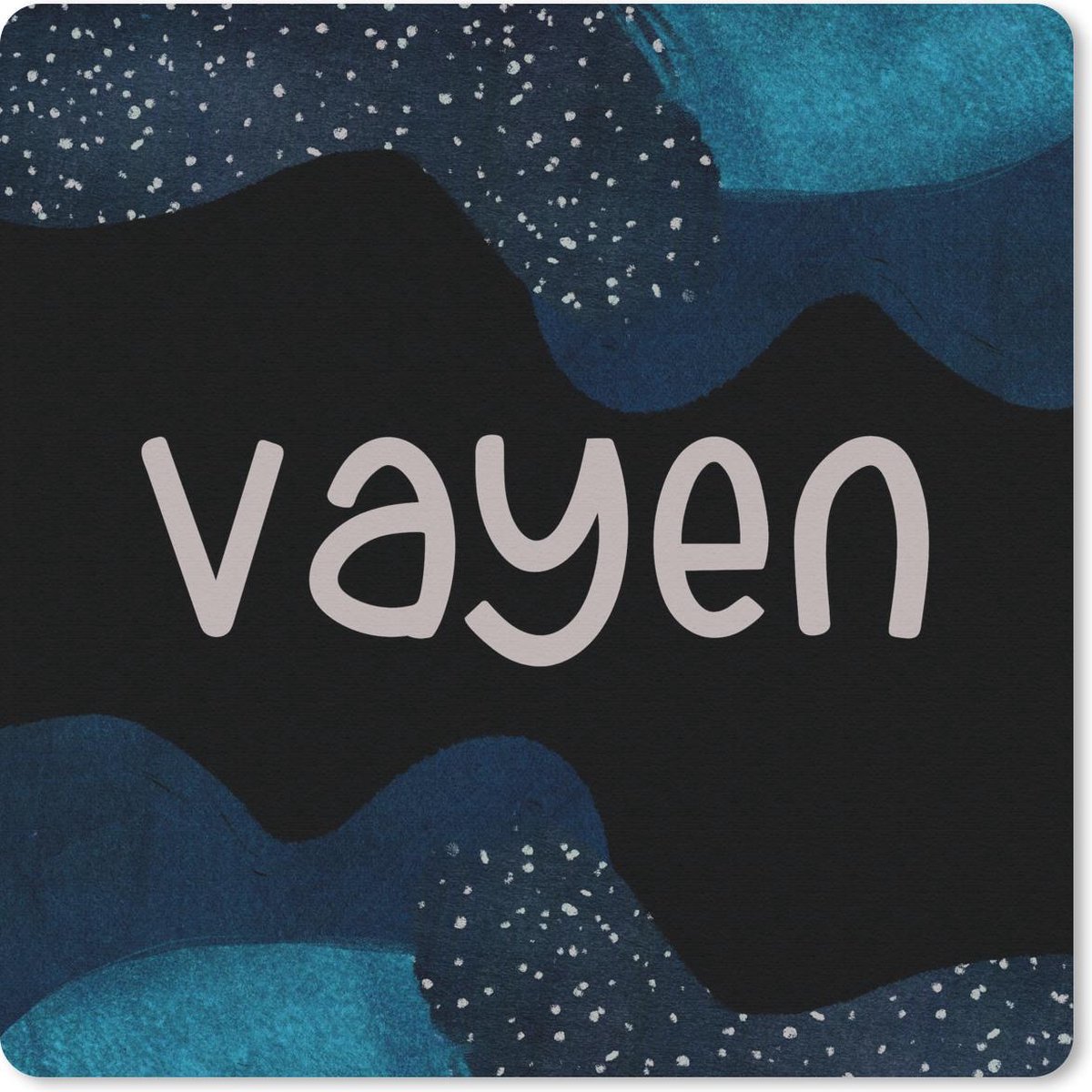 Muismat 20x20 cm - Mousepad Vayen - Pastel - Meisje - Muismatten