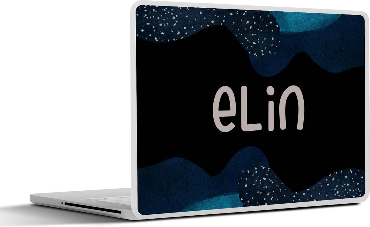 Laptop sticker - 17.3 inch - Elin - Pastel - Meisje - 40x30cm - Laptopstickers - Laptop skin - Cover