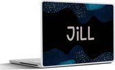 Laptop sticker - 15.6 inch - Jill - Pastel - Meisje - 36x27,5cm - Laptopstickers - Laptop skin - Cover