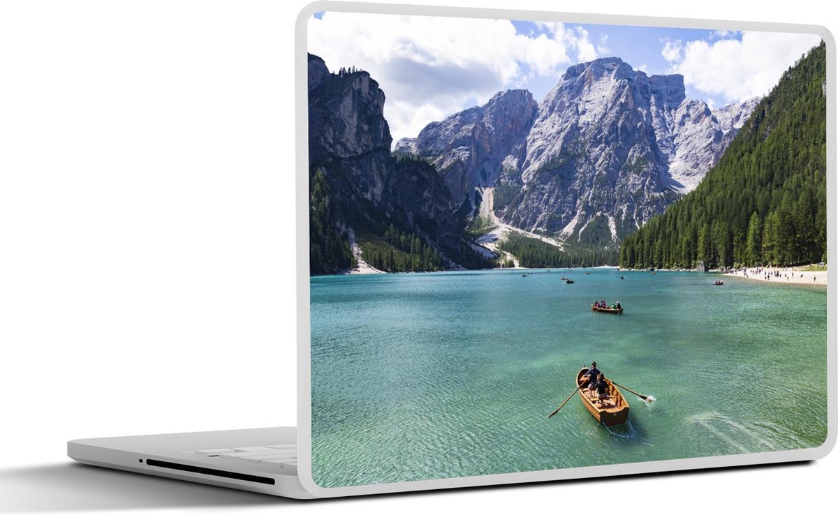 Laptop sticker - 11.6 inch - Dolomieten - Boot - Berg - 30x21cm - Laptopstickers - Laptop skin - Cover