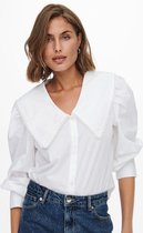 Only ONLTHEA LIFE LS POP BLOUSE - White White