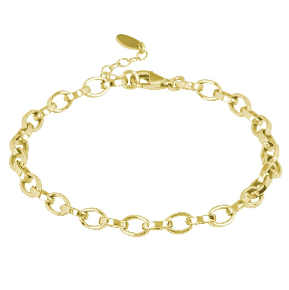 Di Lusso - Armband Versailles - Zilver 925 - Gouden plating - Dames - 21 cm