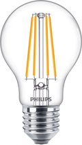 Philips LED Filament E27 - 8.5W (75W) - Warm Wit Licht - Niet Dimbaar