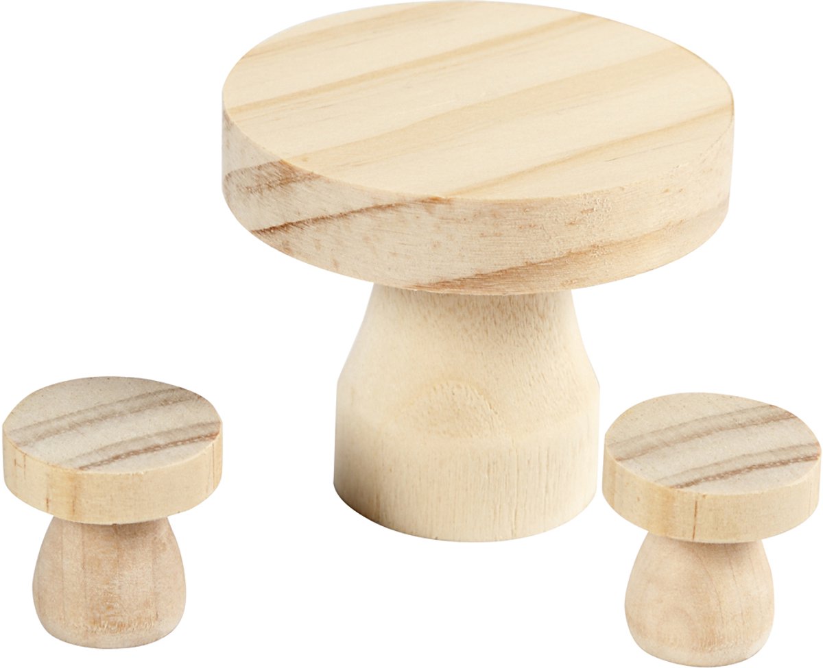 Meubelset. afm 2.5x2.5 cm. 1 set