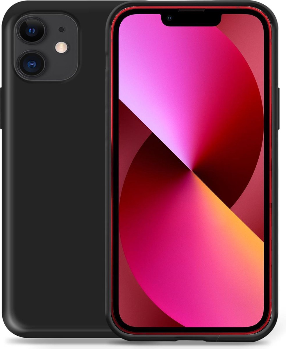 TechNow Backcover geschikt voor iPhone 12 Mini - Zwart