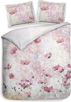 Heckett & Lane Erin Dekbedovertrek - Eenpersoons - 140x200/220 cm - Paradise Pink