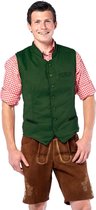 Oktoberfestkostuum voor mannen: Trachtenvest Deluxe groen