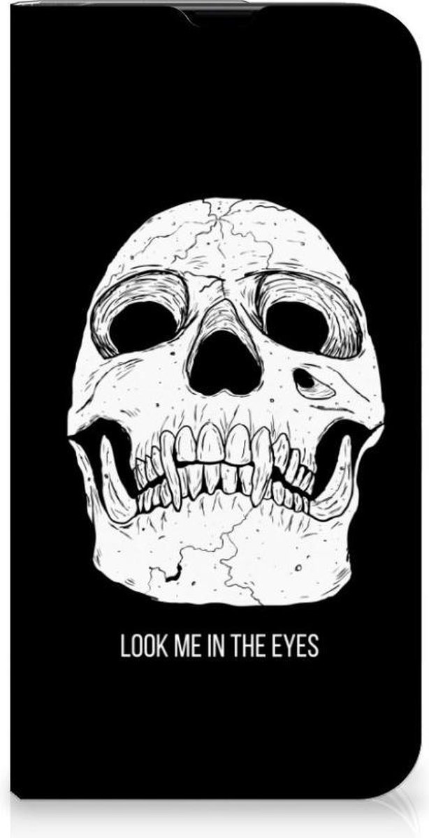 Standcase Hoesje voor Mobiel BookCase iPhone 13 Pro Skull Eyes