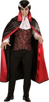 Widmann - Vampier & Dracula Kostuum - Statige Bloederige Vampier - Man - rood,zwart - Small - Halloween - Verkleedkleding