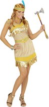 Widmann - Indiaan Kostuum - Gouden Indiaans Meisje Golden Feet - Vrouw - goud - Large - Carnavalskleding - Verkleedkleding