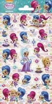 stickervel Shimmer & Shine junior papier 30 stuks